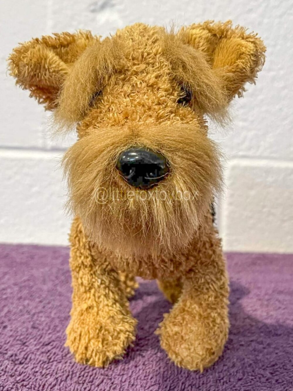 Webkinz Airedale Terrier Plush HM628 GANZ ESSA Dog Stuffed Animal No Code